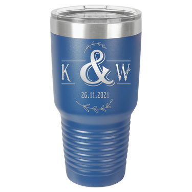 K & W Print Insulated Tumbler